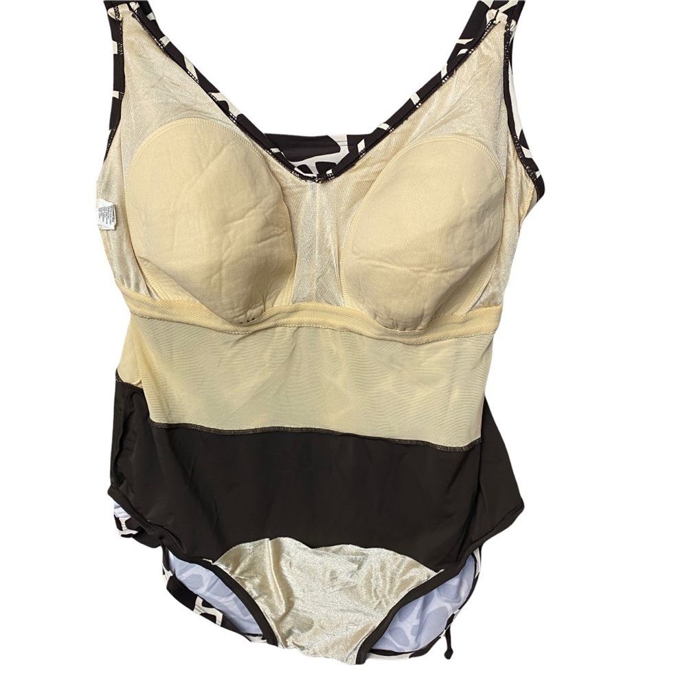 ⚡️ LAST CHANCE MARKDOWN !⭐️✨MERONA Swim top Plus Size 22W Brown - Picture 7 of 9